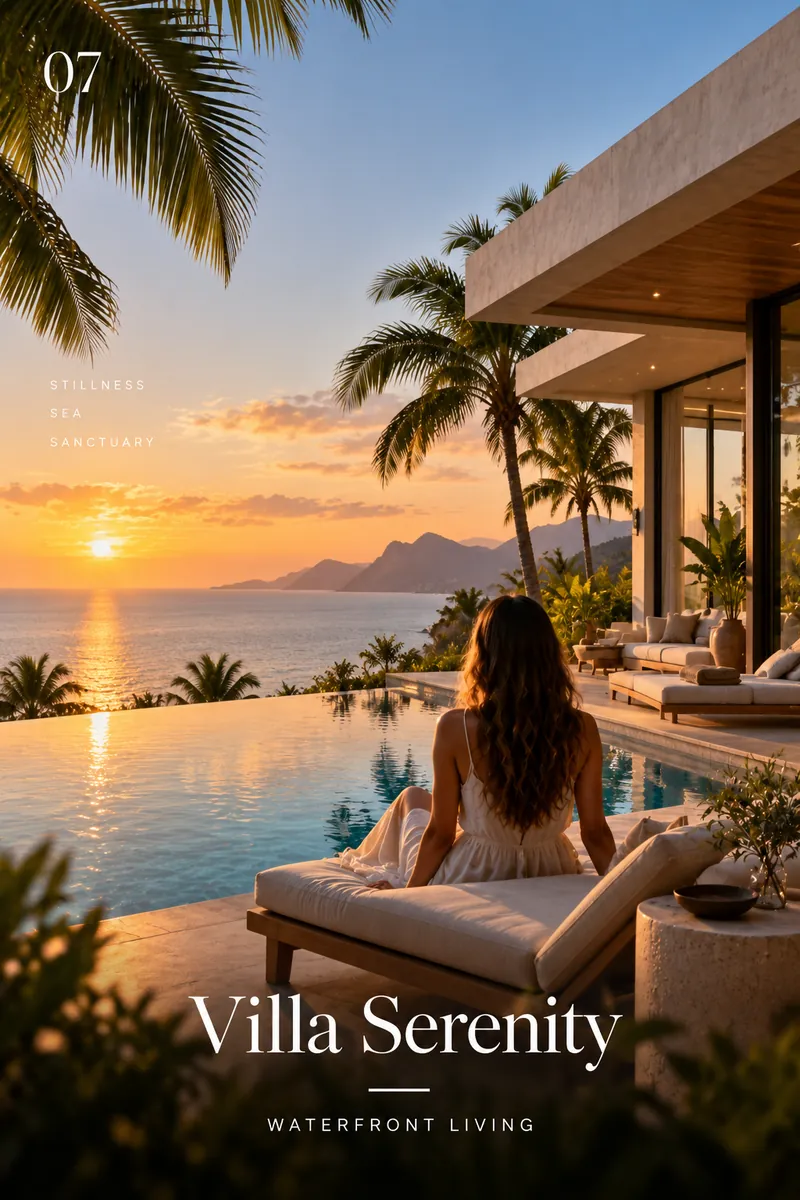 Villa Serenity — Hospitality · Web Experience