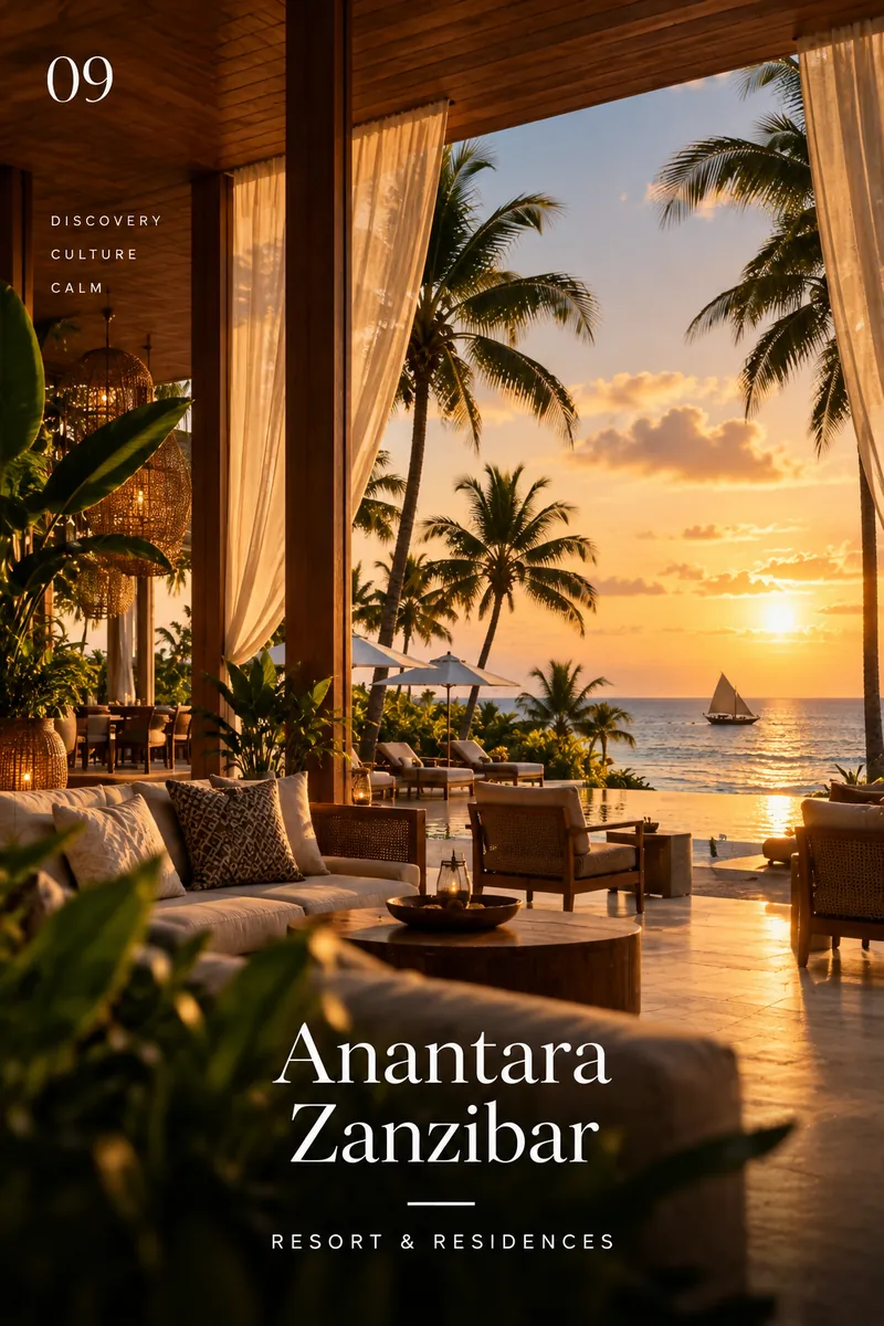 Anantara Zanzibar — Hospitality · Web Experience
