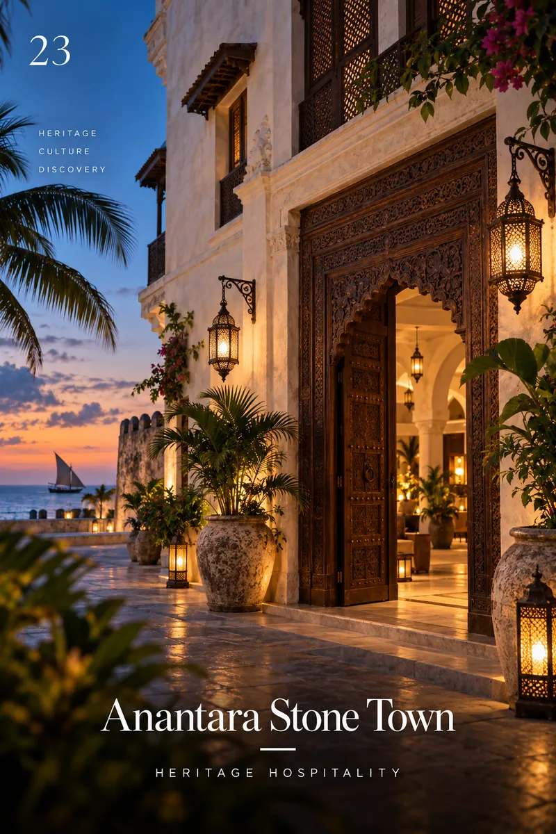 Anantara Stone Town — Hospitality · Web Experience